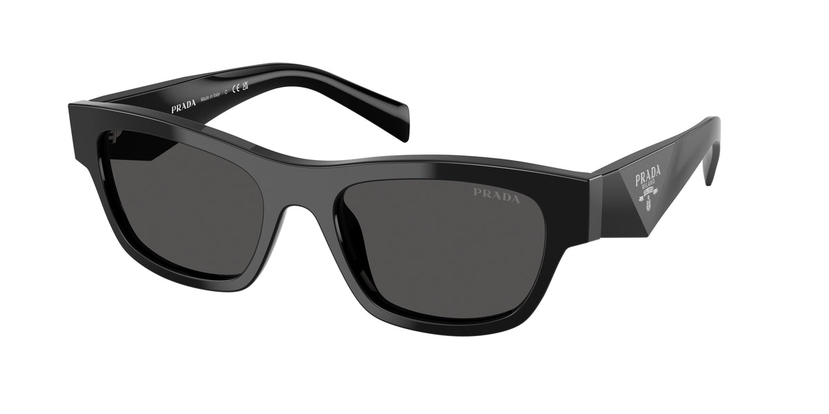 Prada PRB09S Butterfly Sunglasses  16K08Z-Black 54-145-19 - Color Map Black