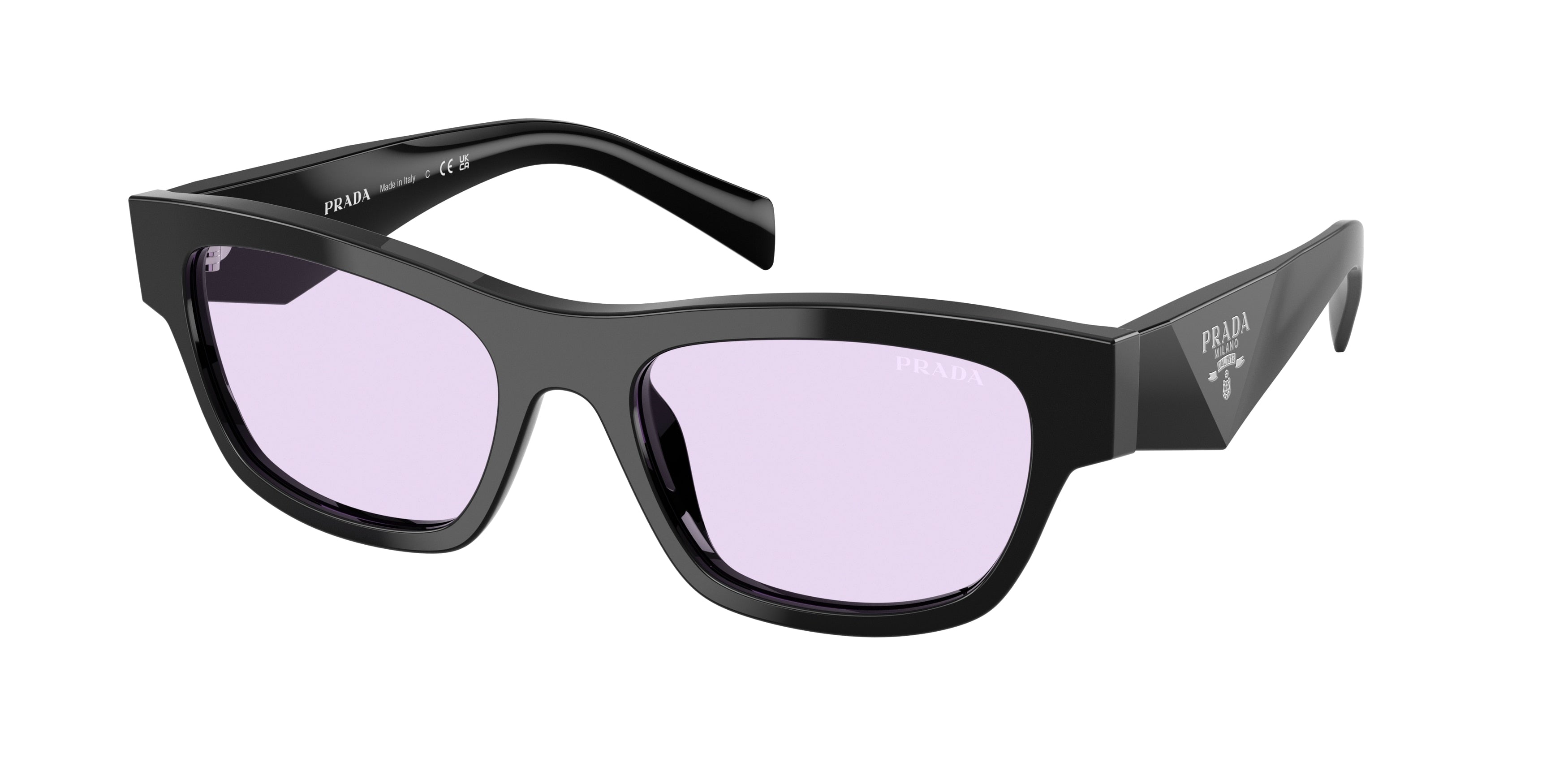 Prada PRB09S Butterfly Sunglasses  16K40J-Black 54-145-19 - Color Map Black