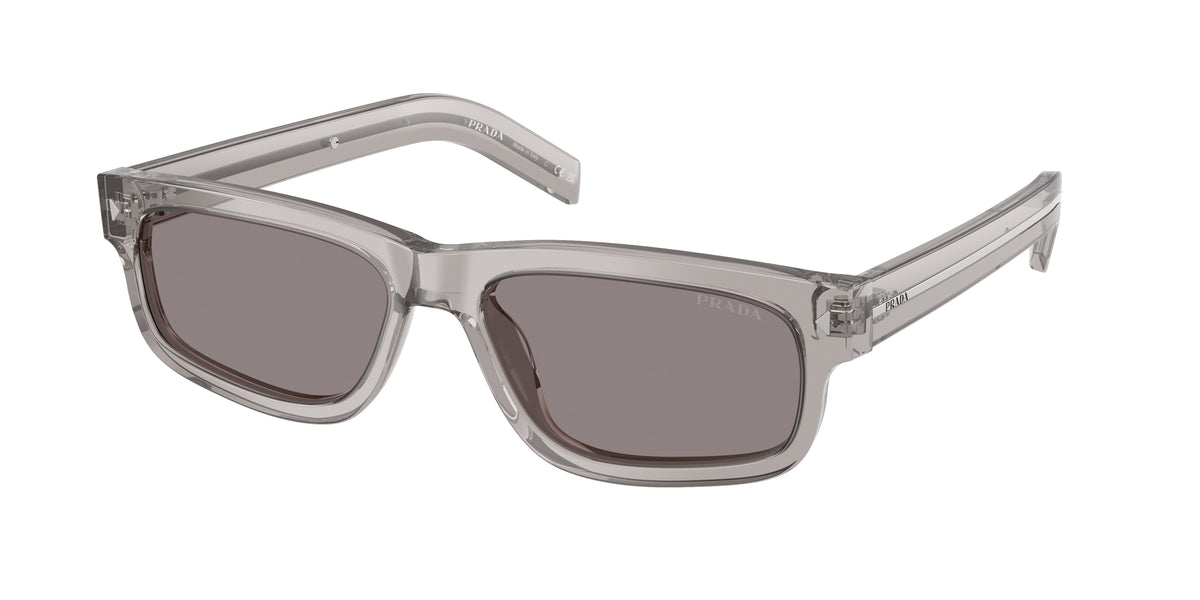 Prada PRB11S Rectangle Sunglasses for Men — Free Shipping - 57-145-17 / 10J03D-Hematite