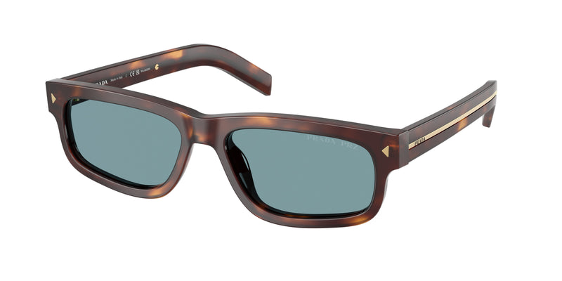 Prada PRB11S Rectangle Sunglasses  15W04D-Classic Tortoise 57-145-17 - Color Map Tortoise