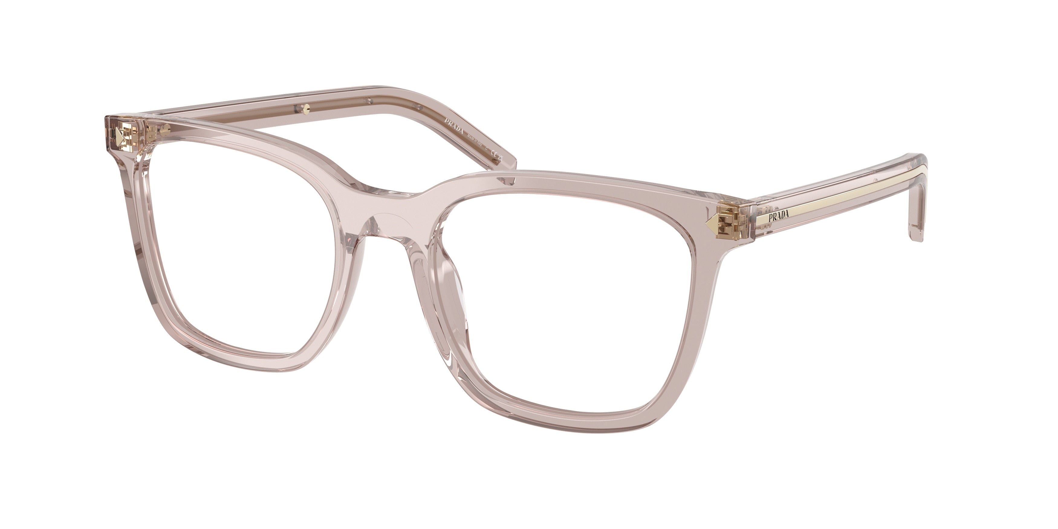 Prada PRB11V Pillow Eyeglasses  29D1O1-Cold Mauve 52-145-20 - Color Map Violet