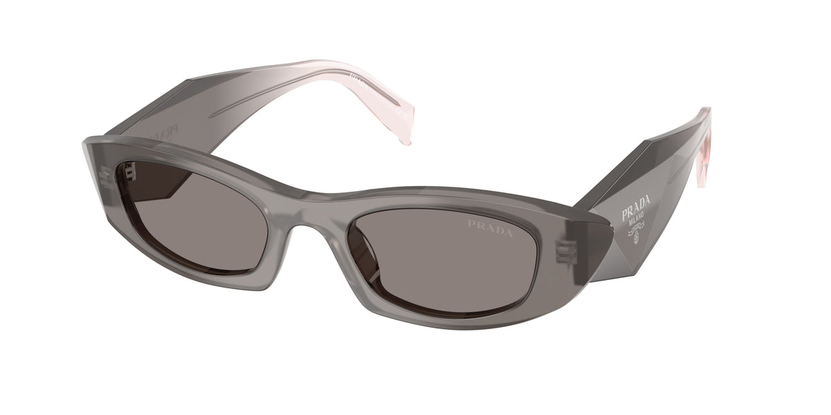 Prada PRB16S Oval Sunglasses for Women — Free Shipping - 50-145-21 / 20F80Q-Grey