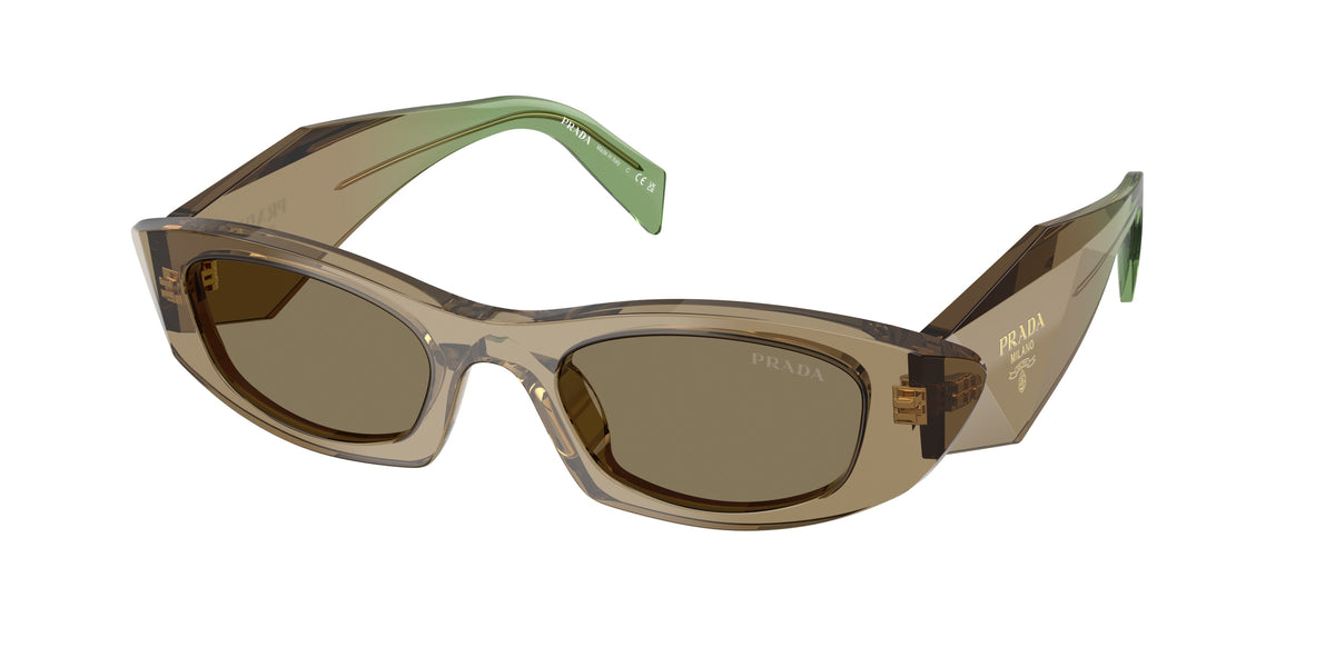 Prada PRB16S Oval Sunglasses for Women — Free Shipping - 50-145-21 / 29E90F-Terra