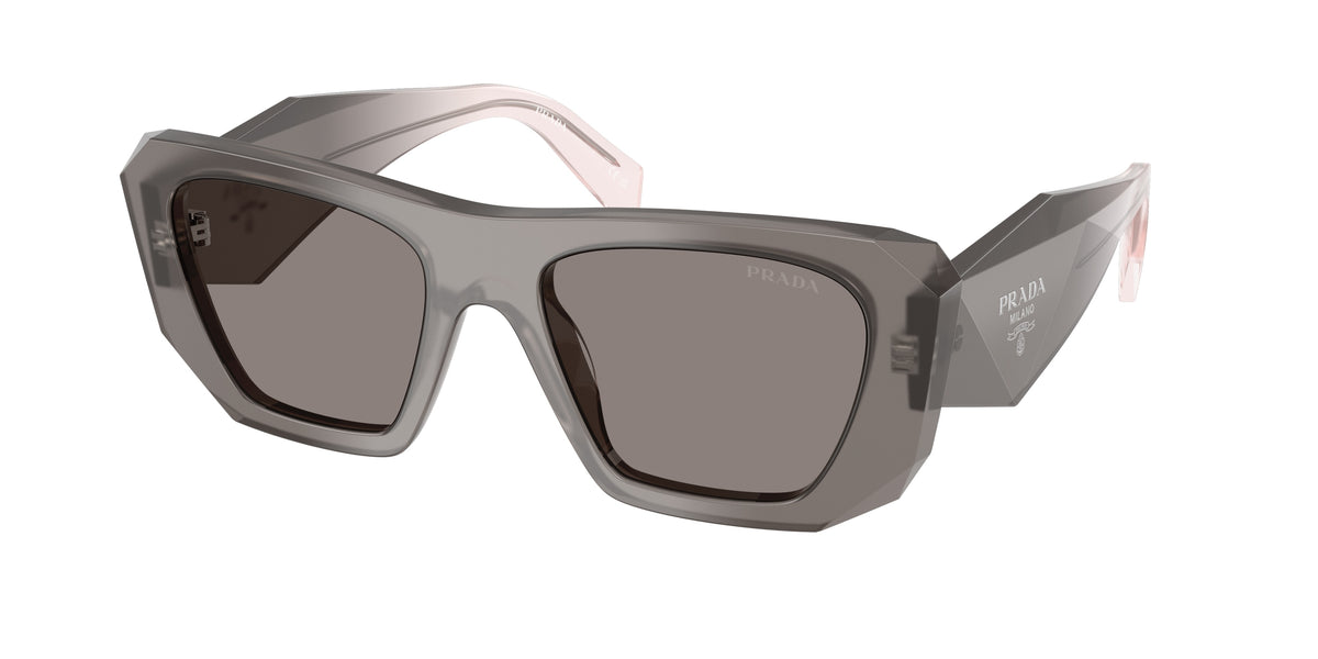 Prada PRB18S Square Sunglasses for Women — Free Shipping - 53-145-19 / 20F80Q-Grey