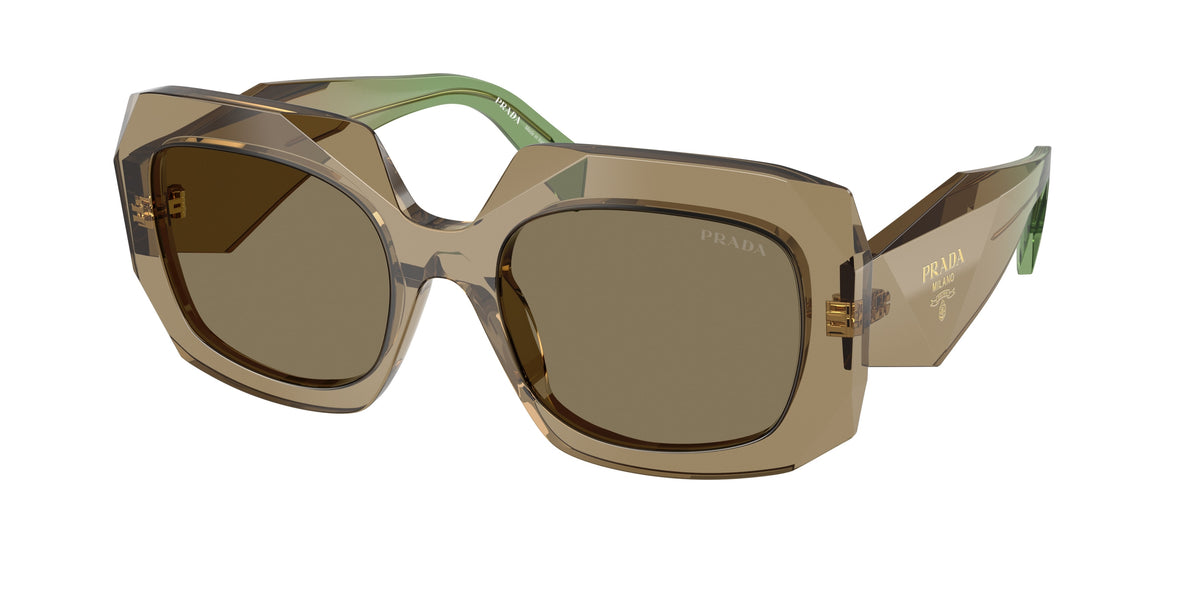 Prada PRB23S Square Sunglasses for Women — Free Shipping - 54-145-20 / 29E90F-Terra