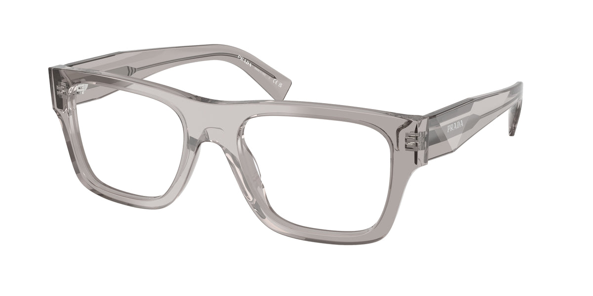Prada PRC01V Pillow Eyeglasses for Women — Free Shipping - 54-145-20 / 18J1O1-Hematite
