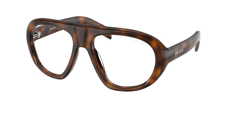 Prada PRC05S Irregular Sunglasses  20D08N-Juniper Tortoise 57-135-18 - Color Map Tortoise