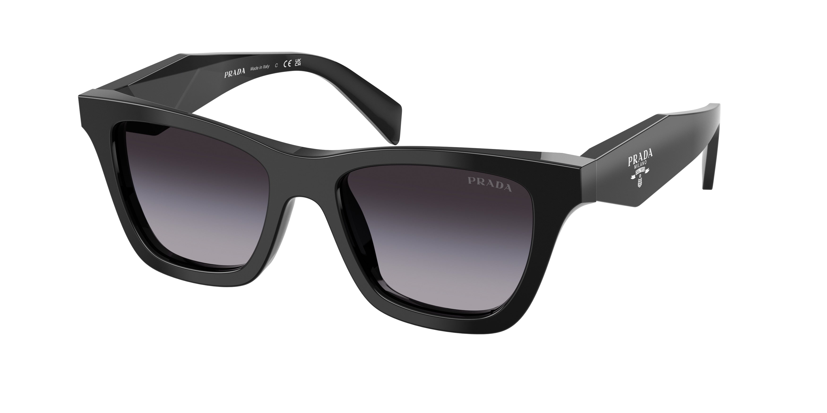 Prada PRC07S Butterfly Sunglasses for Women — Free Shipping - 51-145-18 / 16K90A-Black