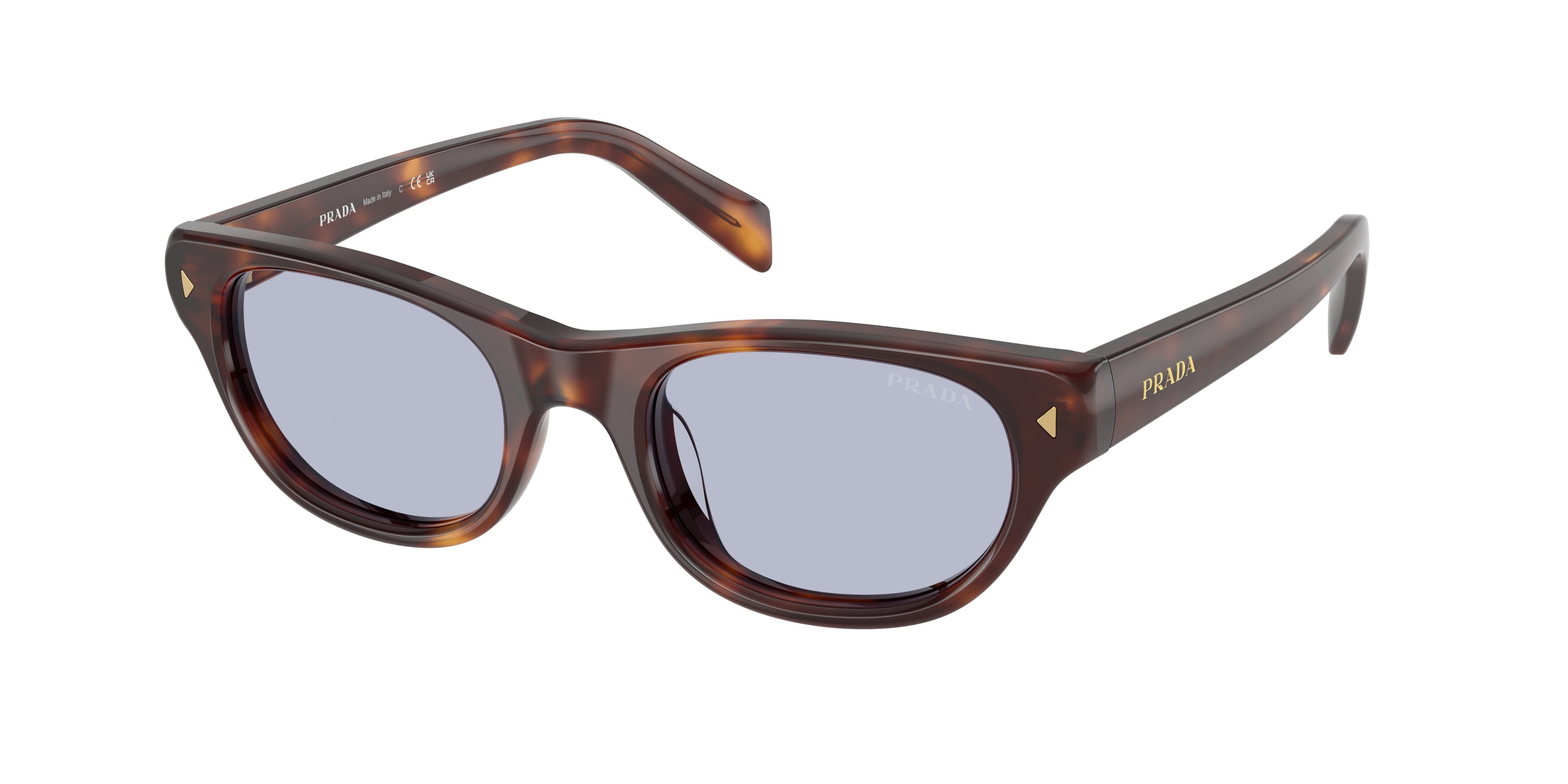 Prada PRC08SF Cat Eye Sunglasses  15W30X-Classic Tortoise 52-145-19 - Color Map Tortoise