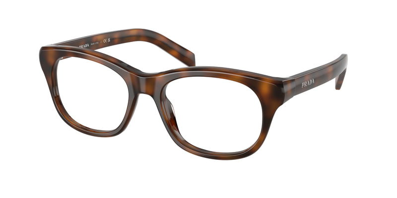 Prada PRC13VF Pillow Eyeglasses for Women — Free Shipping - 54-140-16 / 20D1O1-Juniper Tortoise