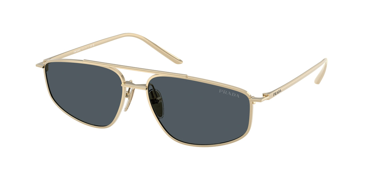 Prada PRC51S Pillow Sunglasses for Women — Free Shipping - 58-145-15 / ZVN70B-Pale Gold
