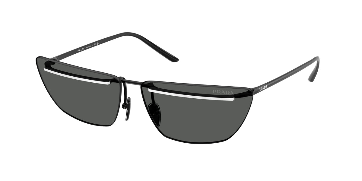 Prada PRC52S Butterfly Sunglasses for Women — Free Shipping - 64-145-13 / YC460T-Black/White