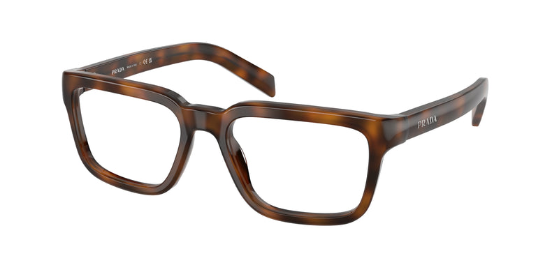 Prada PRD04VF Pillow Eyeglasses  20D1O1-Juniper Havana 55-140-16 - Color Map Tortoise