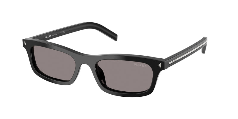Prada PRD05SF Pillow Sunglasses  16K03D-Black 53-145-17 - Color Map Black