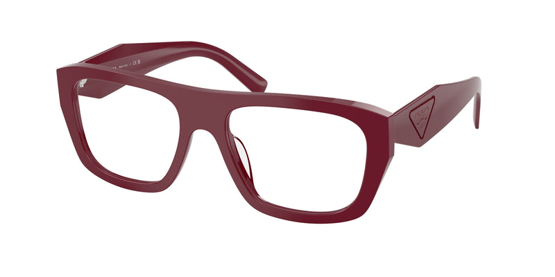 Prada PRD07VU Rectangle Eyeglasses  23L1O1-Brown 54-140-18 - Color Map Brown
