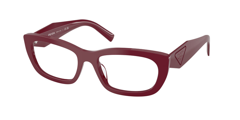 Prada PRD09VF Irregular Eyeglasses  23L1O1-Brown Marsala 54-140-17 - Color Map Brown