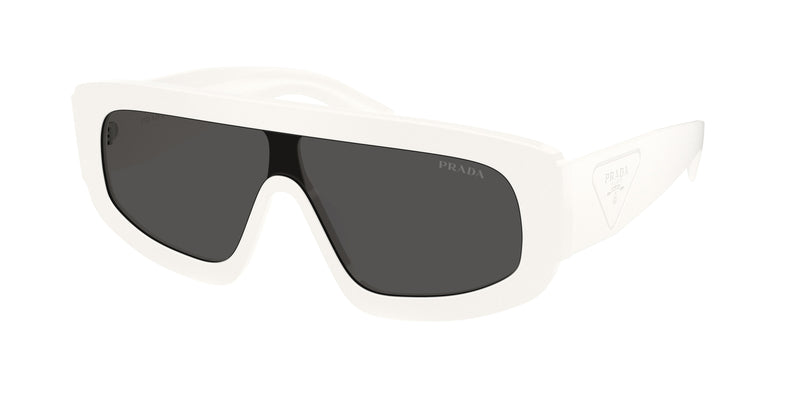 Prada PRD10S Irregular Sunglasses  17K08Z-Talc 0-145-124 - Color Map White