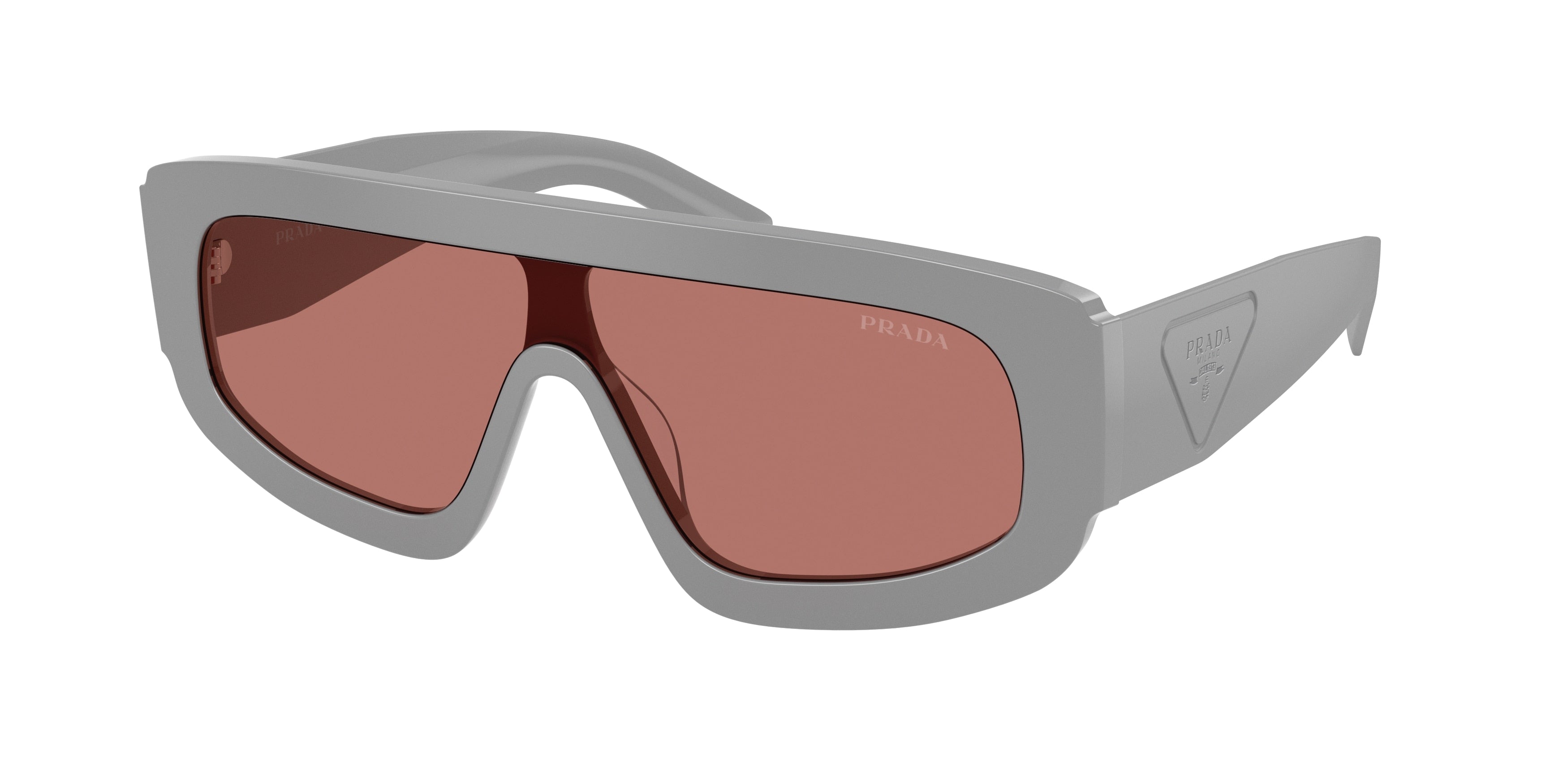 Prada PRD10S Irregular Sunglasses  29J80W-Cement 0-145-124 - Color Map Grey