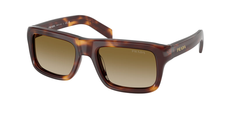 Prada PRD11S Rectangle Sunglasses  15W20U-Classic Tortoise 54-140-20 - Color Map Tortoise