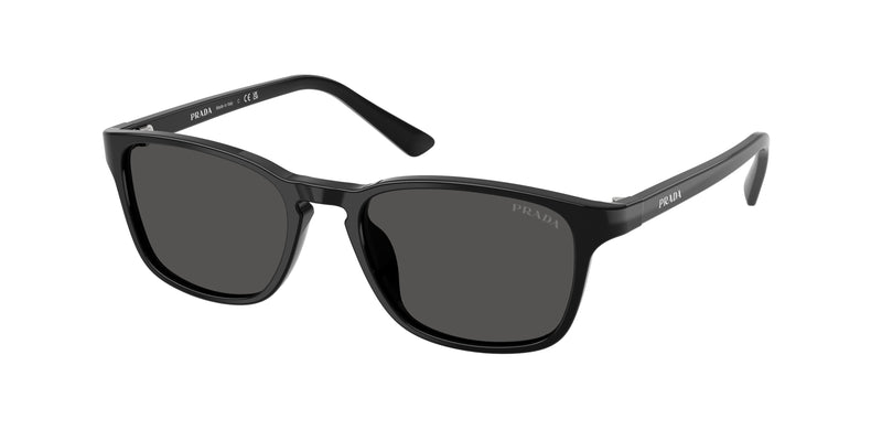 Prada PRD13SU Pillow Sunglasses  16K08Z-Black 52-140-18 - Color Map Black