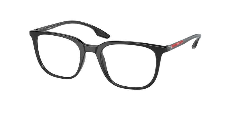 Prada Linea Rossa PS01OV Pillow Eyeglasses  1AB1O1-Black 50-145-19 - Color Map Black