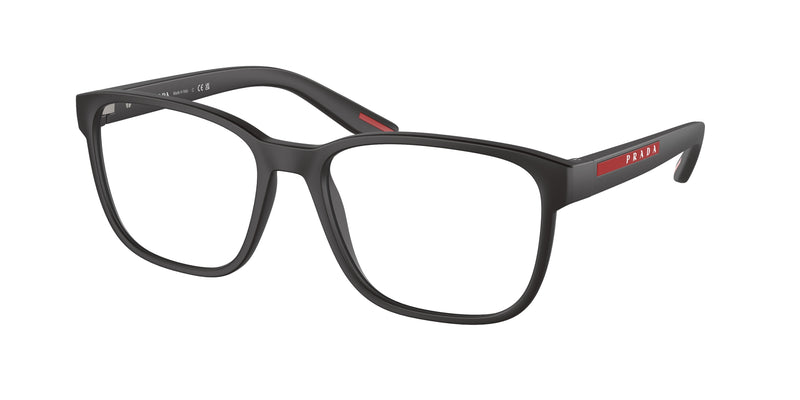 Prada Linea Rossa PS06PV Pillow Eyeglasses  18K1O1- 57-145-18 - Color Map Grey