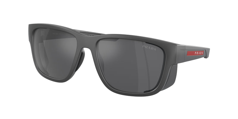 Prada Linea Rossa PS07WS Pillow Sunglasses  UFK60A-Grey Rubber 59-130-17 - Color Map Grey