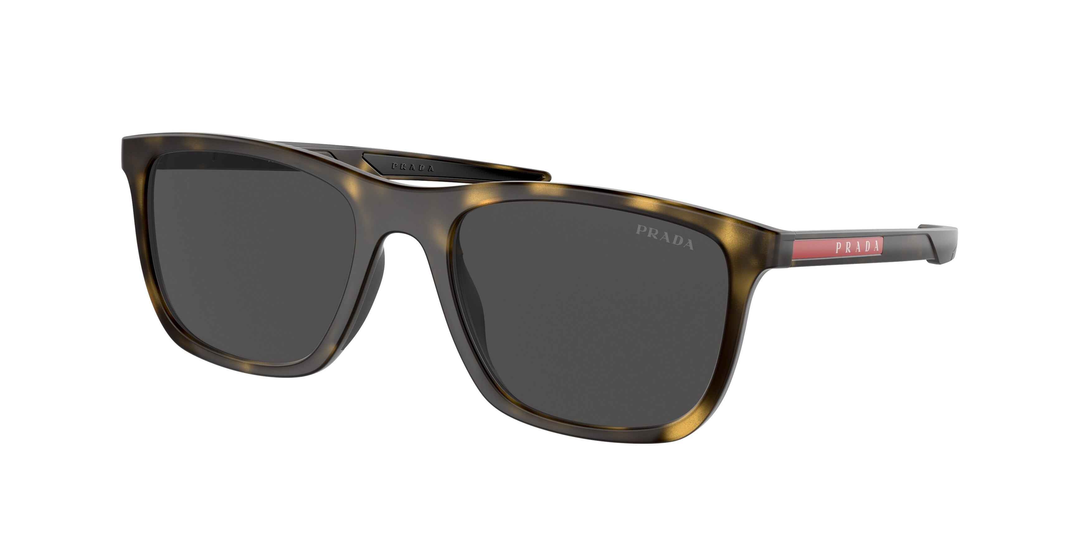 Prada Linea Rossa PS10WS Pillow Sunglasses  58106F-Matte Havana 54-140-19 - Color Map Tortoise