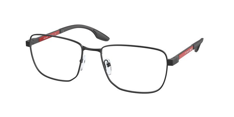 Prada Linea Rossa PS50OV Pillow Sunglasses  DG01O1-Rubber Black 55-140-18 - Color Map Black