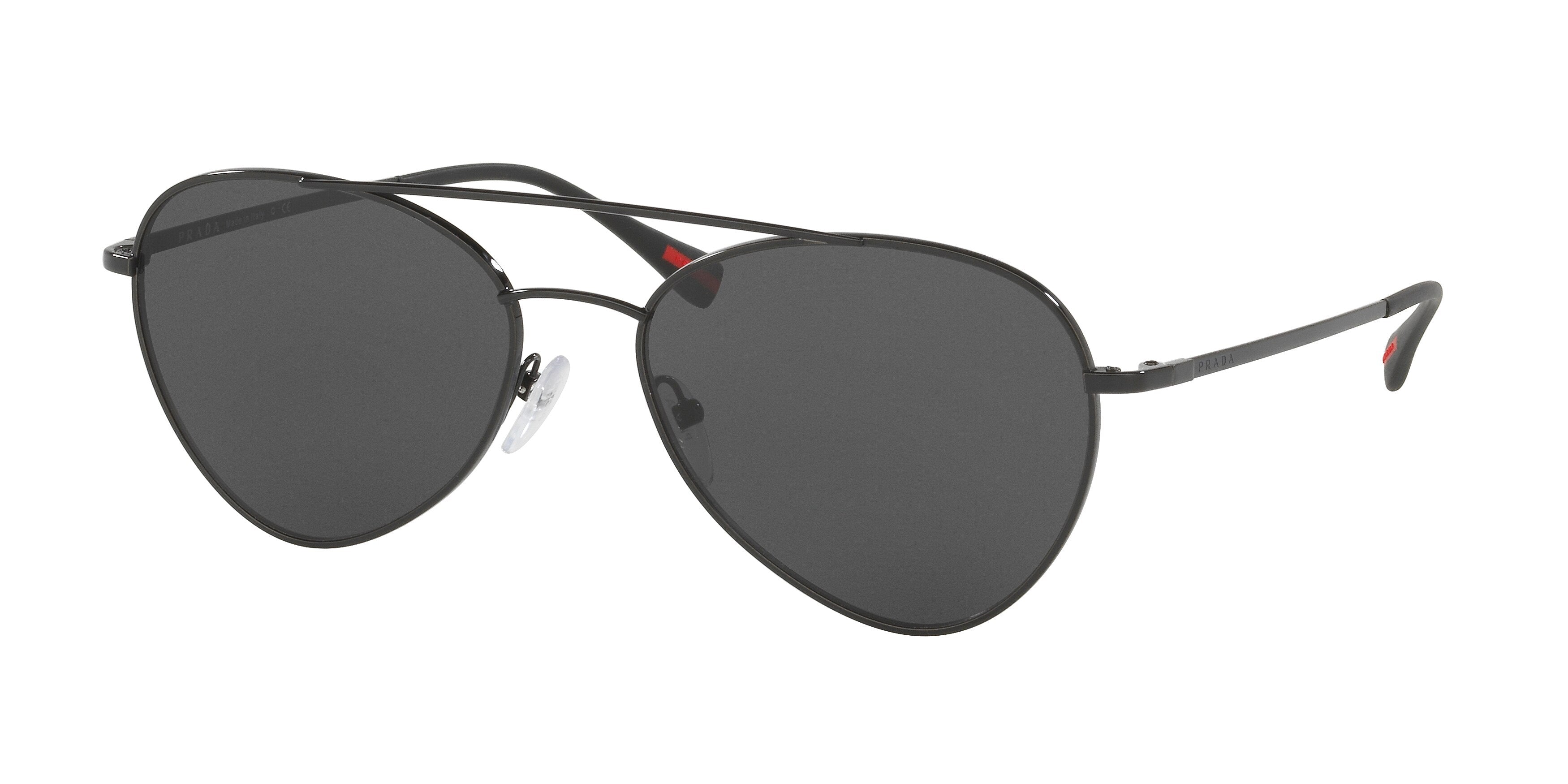 Prada Linea Rossa LIFESTYLE PS50SS Phantos Sunglasses  7AX5S0-Black 57-140-17 - Color Map Black