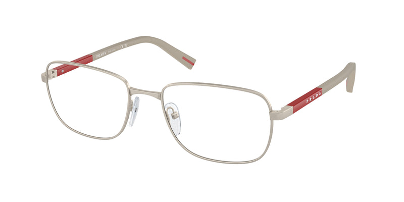 Prada Linea Rossa PS52QV Pillow Eyeglasses  18X1O1- 56-145-19 - Color Map Brown