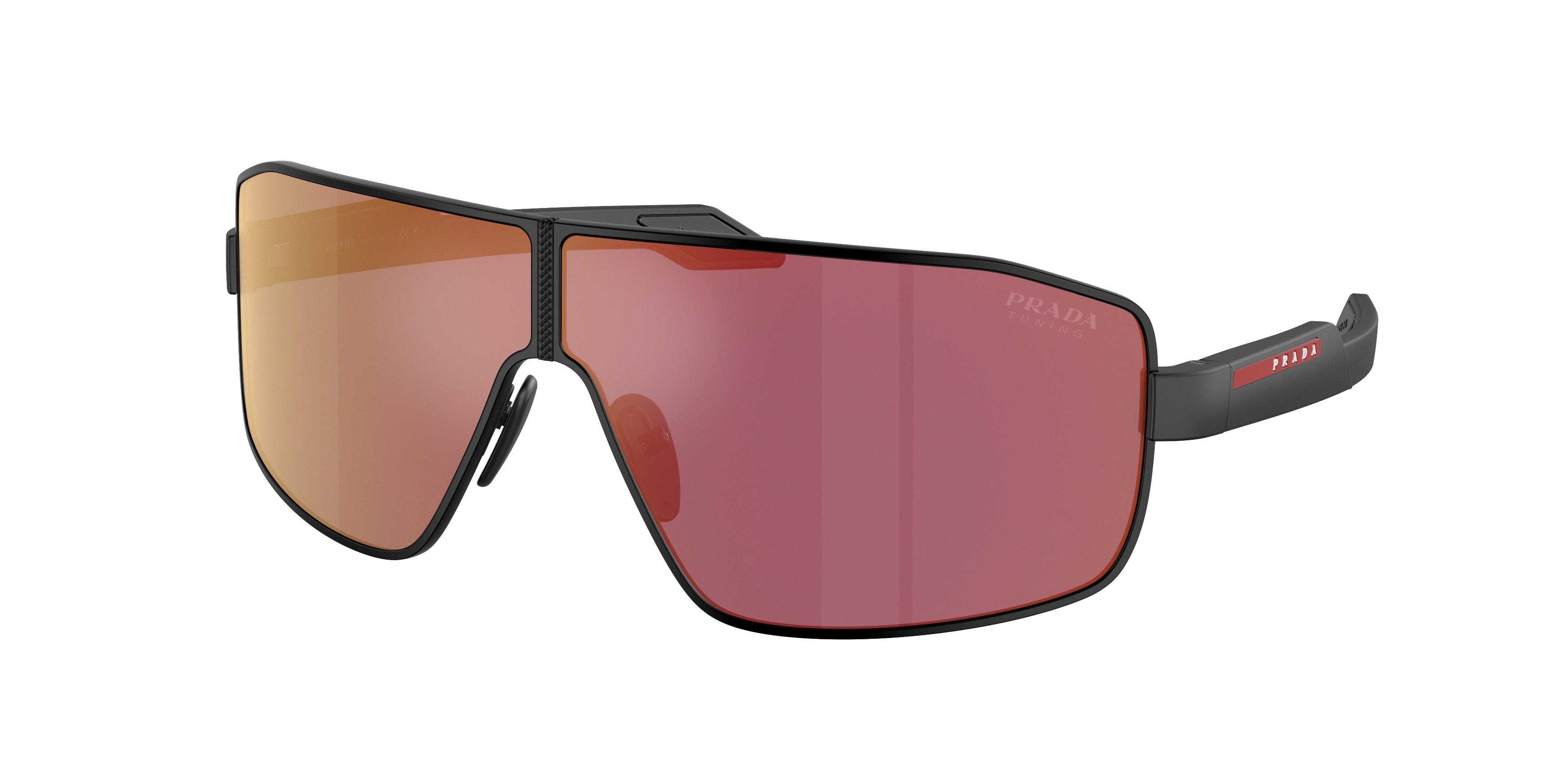 【竜頭蛇尾】PRADA Limless Sunglasses Prada PR 68ZS Irregular Sunglasses For Men