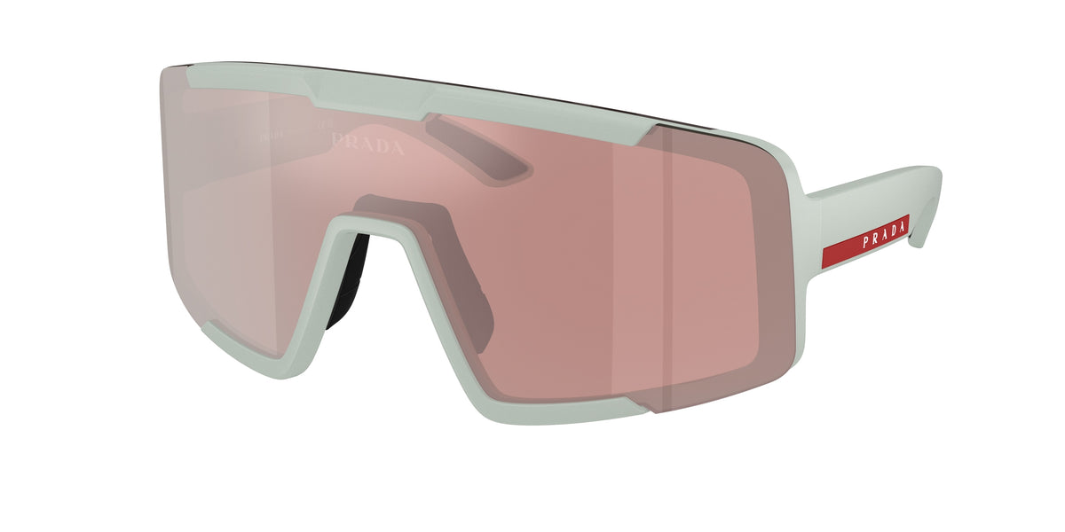 Prada Linea Rossa PSB07S Irregular Sunglasses for Men — Free Shipping - 0-125-144 / 25H80U-Matte Grey
