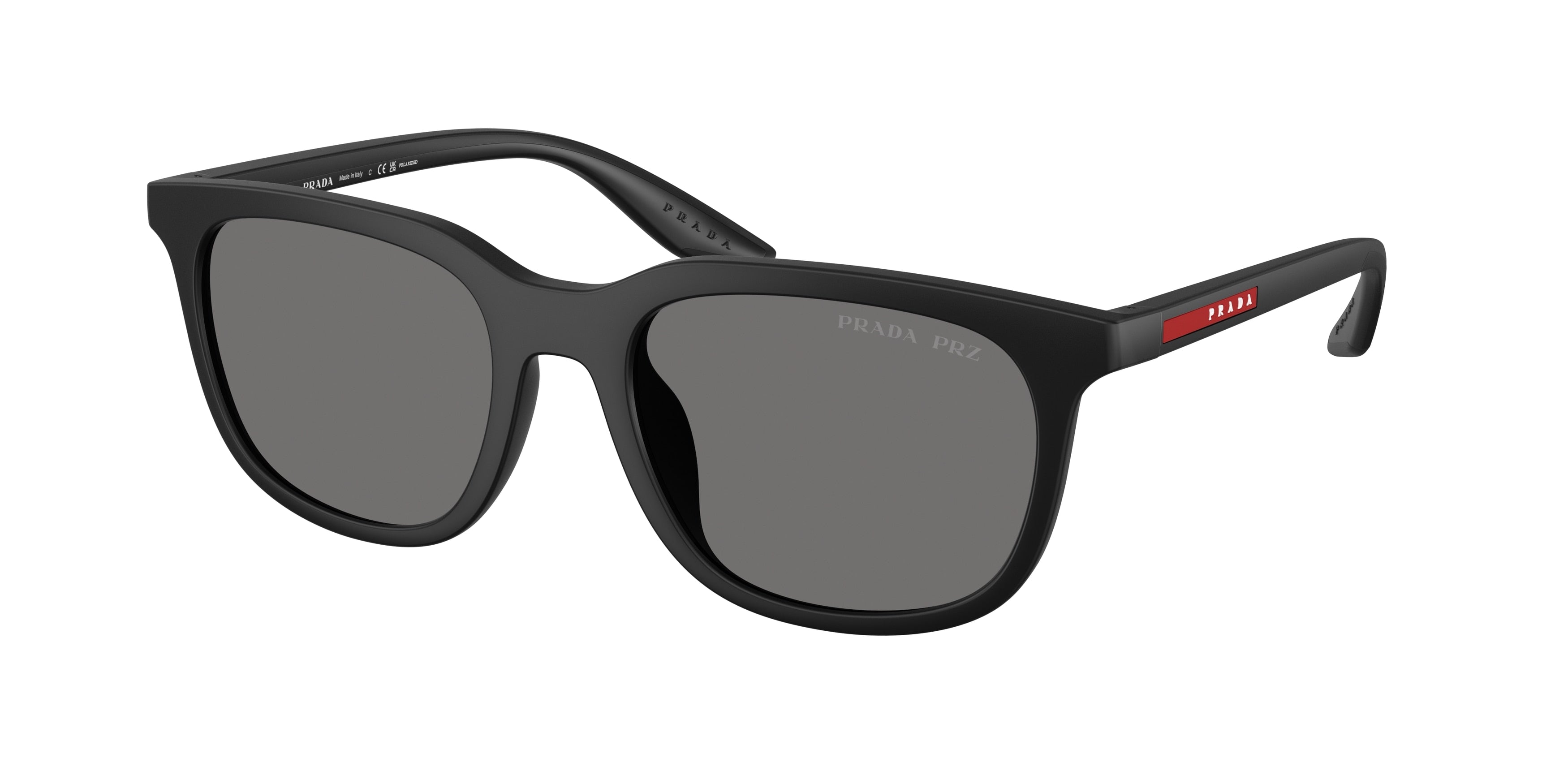Prada Linea Rossa PSB09SU Pillow Sunglasses  1BO02G-Matte Black 54-145-19 - Color Map Black