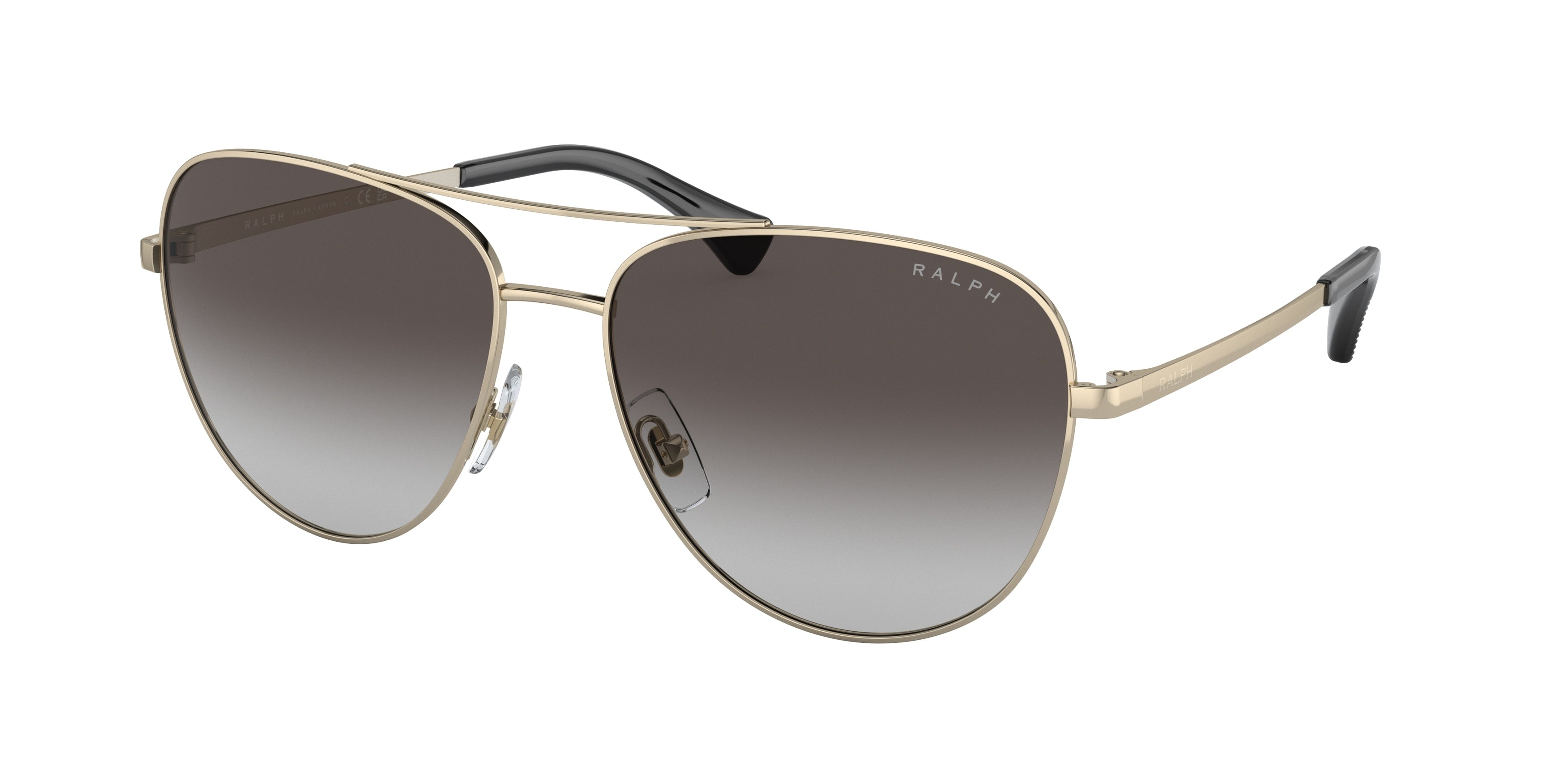 Ralph RA4139 Pilot Sunglasses  91168G-Shiny Pale Gold 60-145-16 - Color Map Gold