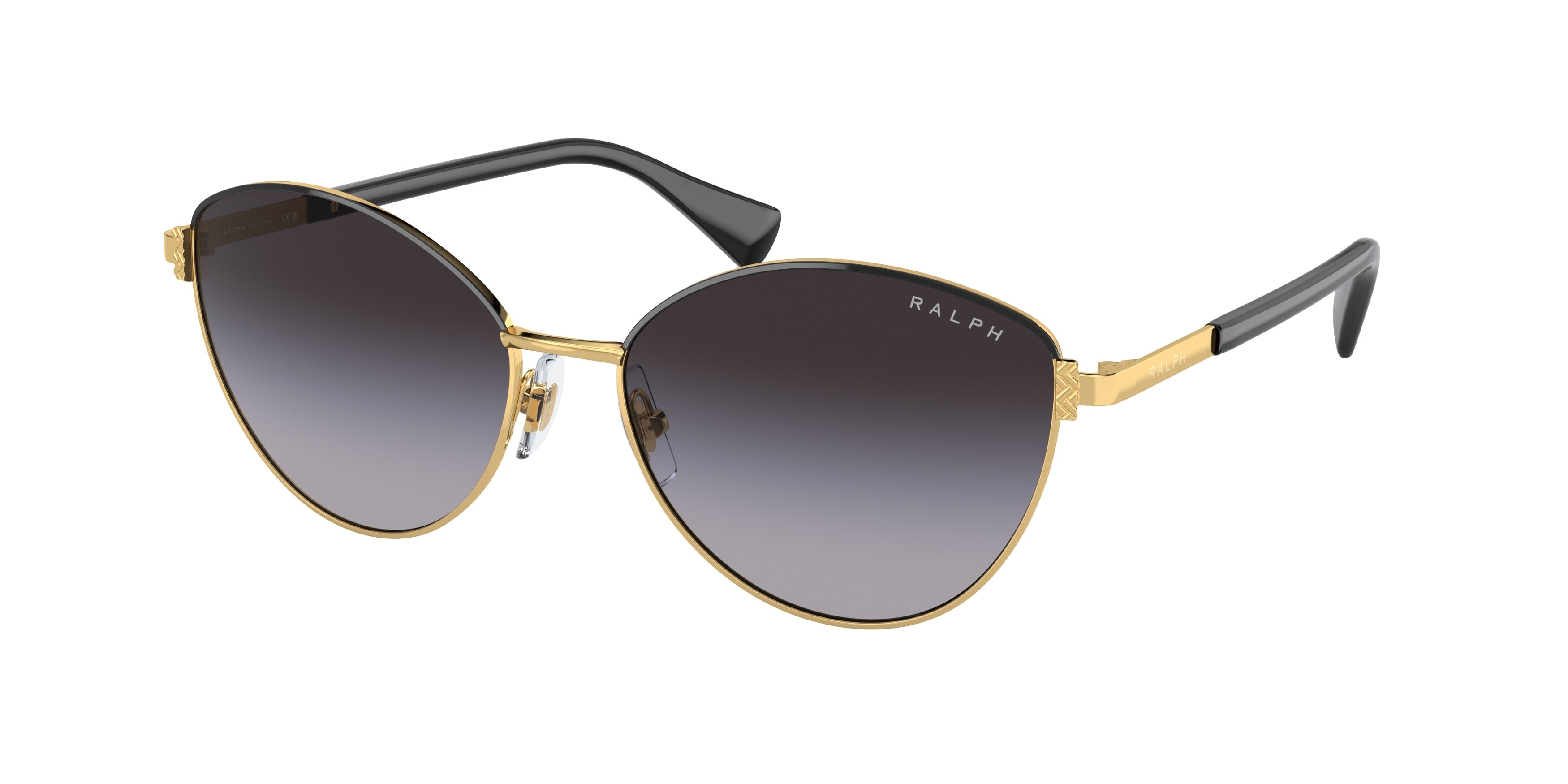 Ralph RA4145 Cat Eye Sunglasses  94578G-Shiny Gold 57-145-16 - Color Map Gold