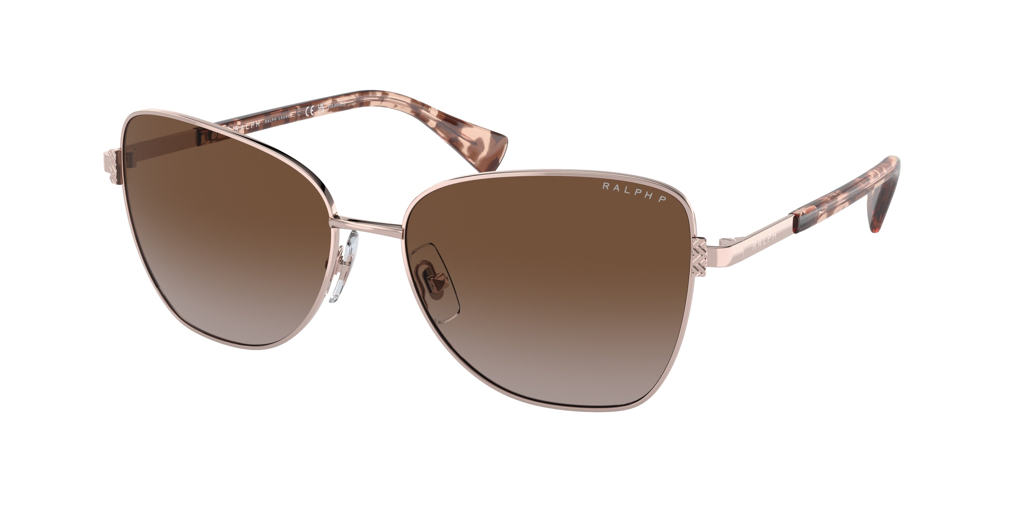 Ralph RA4146 Butterfly Sunglasses  9427T5-Shiny Rose Gold 58-145-16 - Color Map Gold