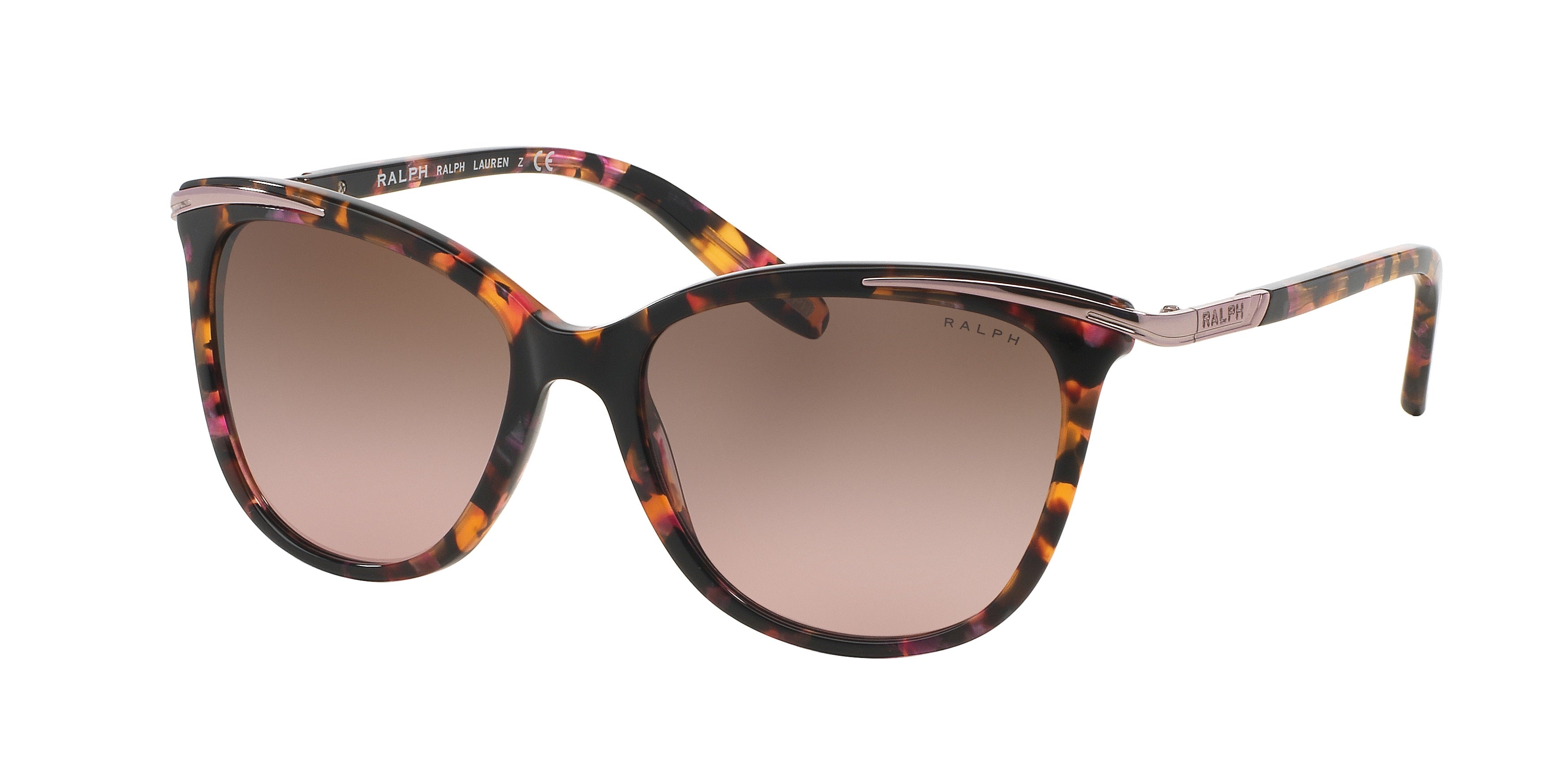 Ralph RA5203 Cat Eye Sunglasses  146114-Pink Havana 54-135-16 - Color Map Tortoise