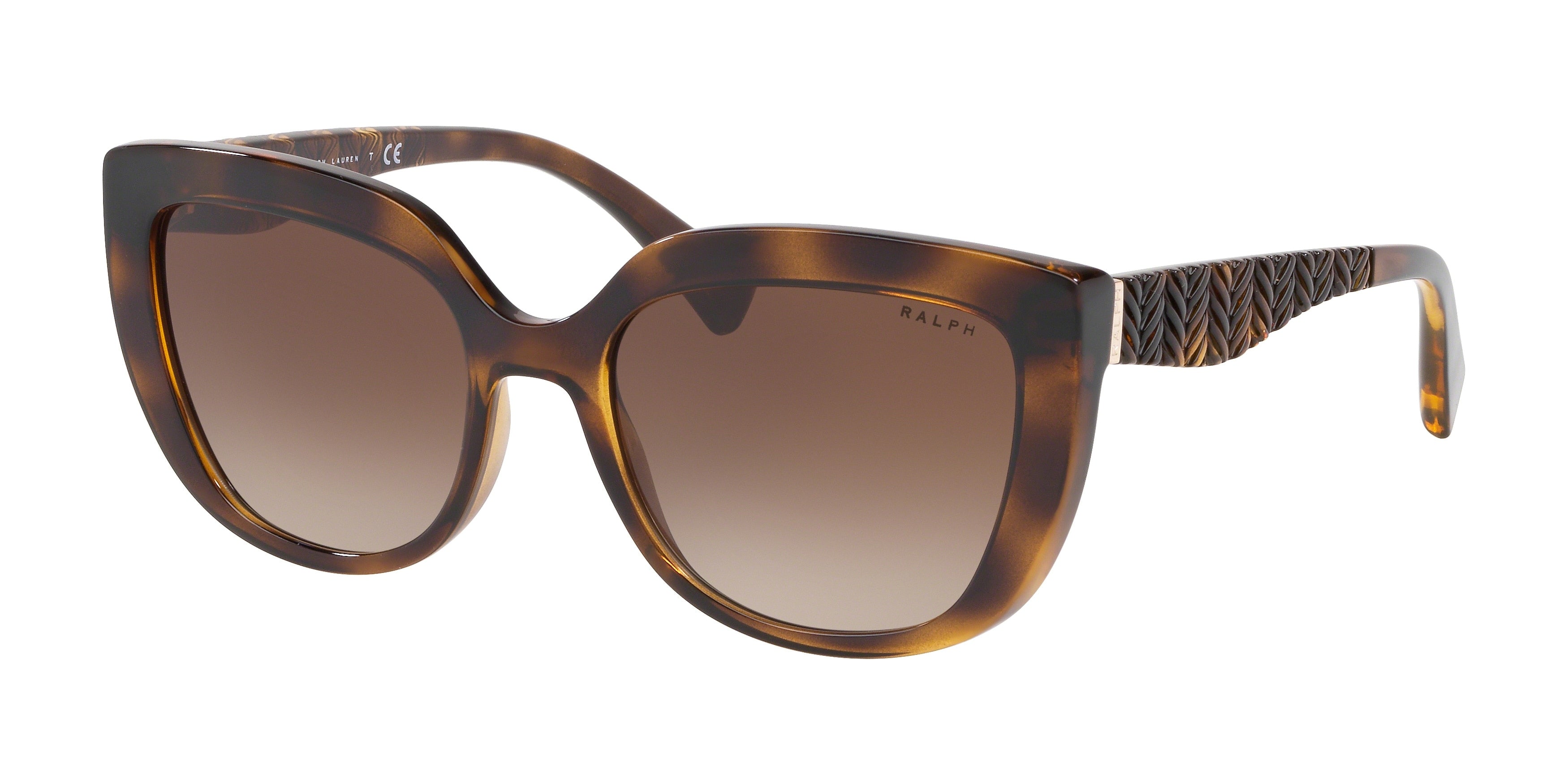 Ralph RA5254 Butterfly Sunglasses  500313-Havana 54-140-18 - Color Map Tortoise