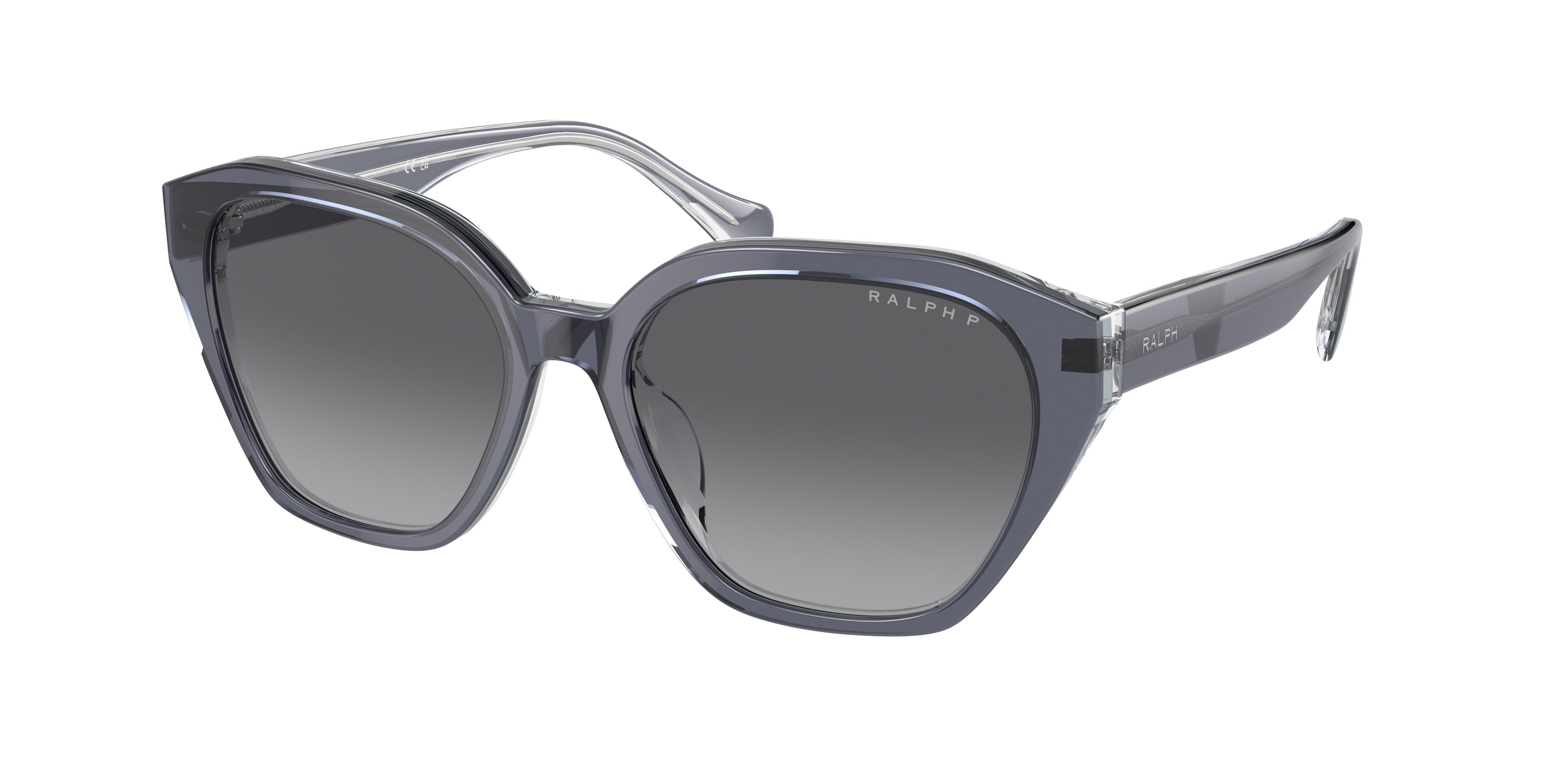 Ralph RA5315U Cat Eye Sunglasses  6187T3-Transparent Grey 54-145-17 - Color Map Grey