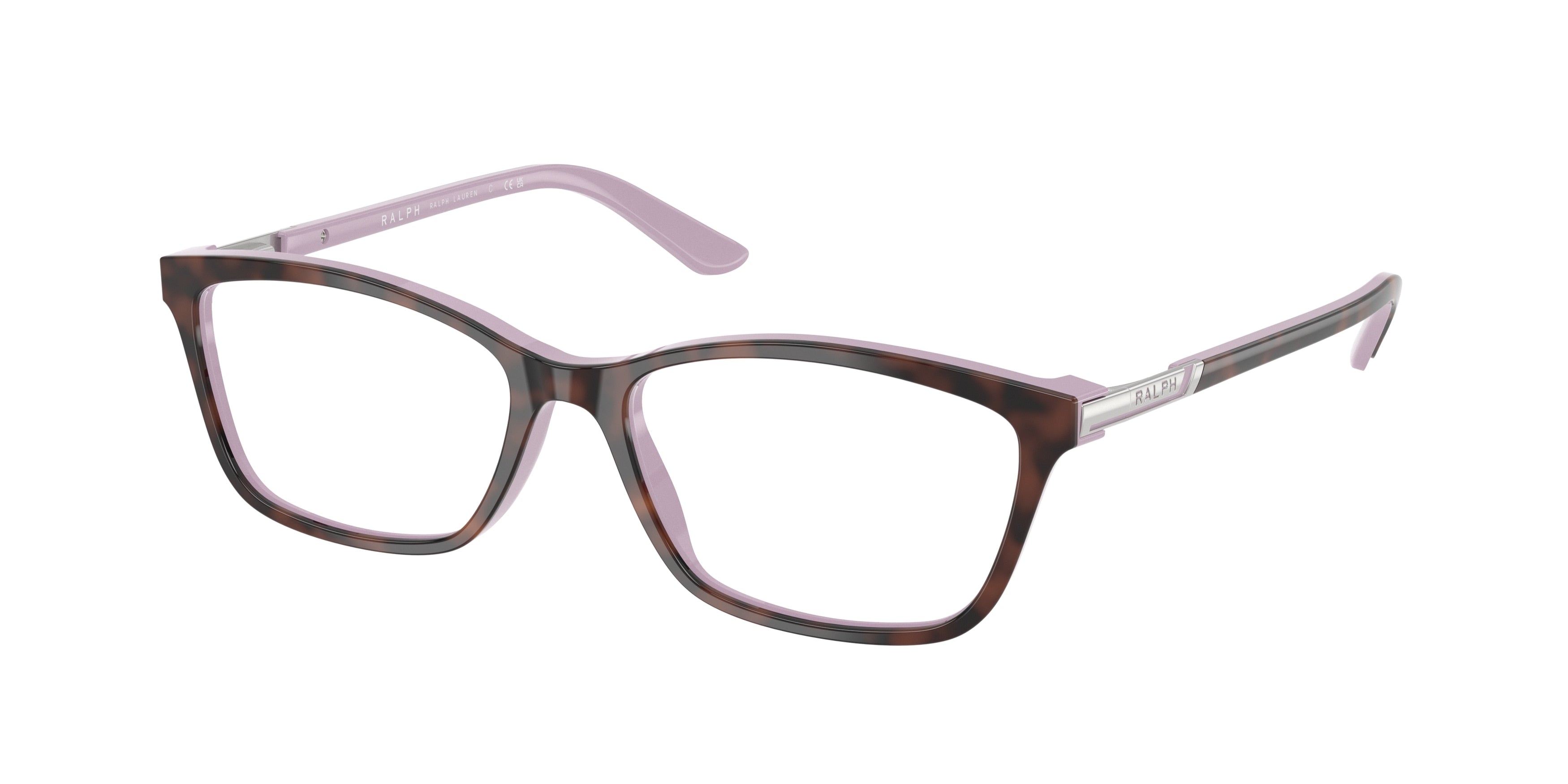 Ralph RA7044 Cat Eye Eyeglasses  1038-Dark Havana 52-135-16 - Color Map Brown