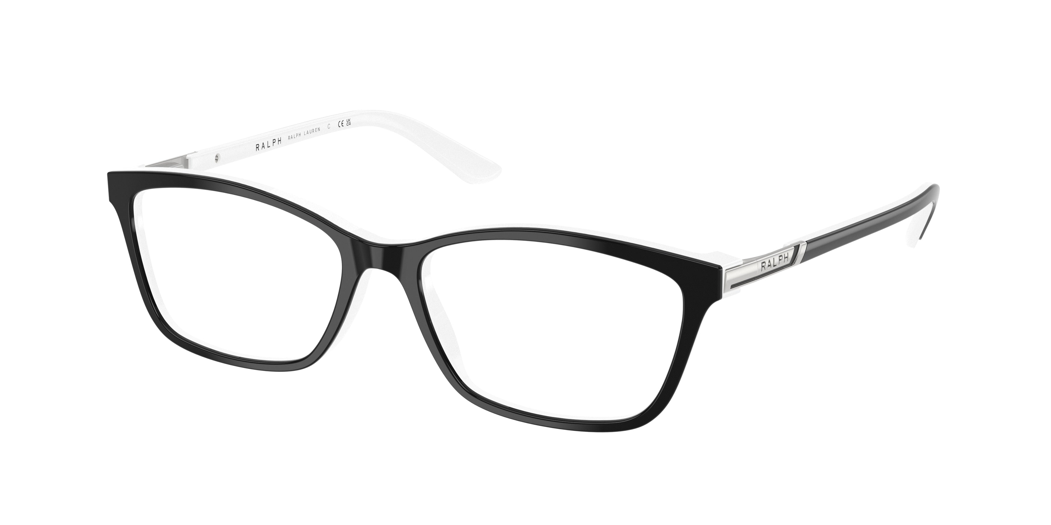 Ralph RA7044 Cat Eye Eyeglasses  1139-Black 52-135-16 - Color Map Black