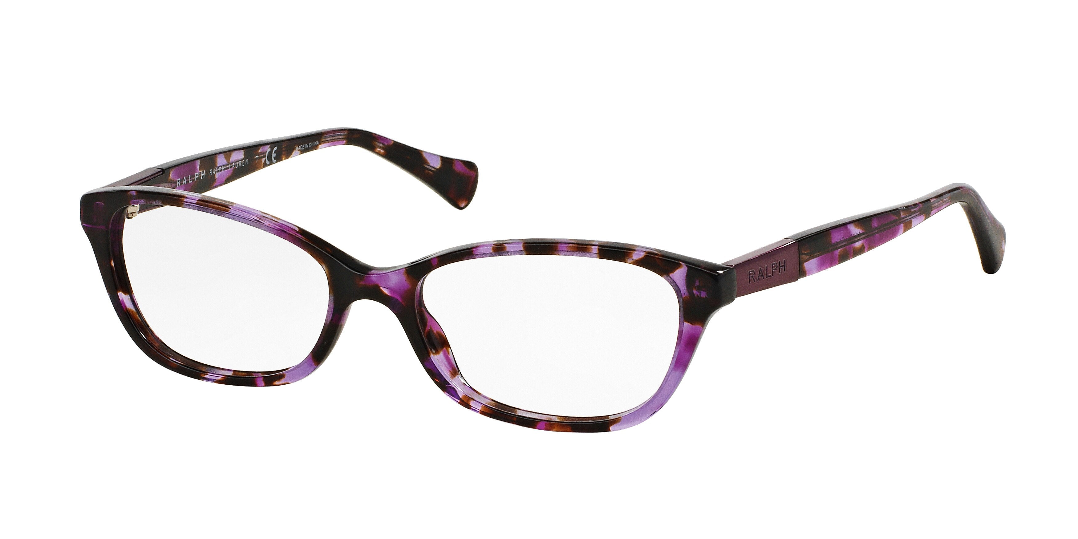 Ralph RA7049 Cat Eye Eyeglasses  1135-Violet Tortoise 51-135-16 - Color Map Tortoise