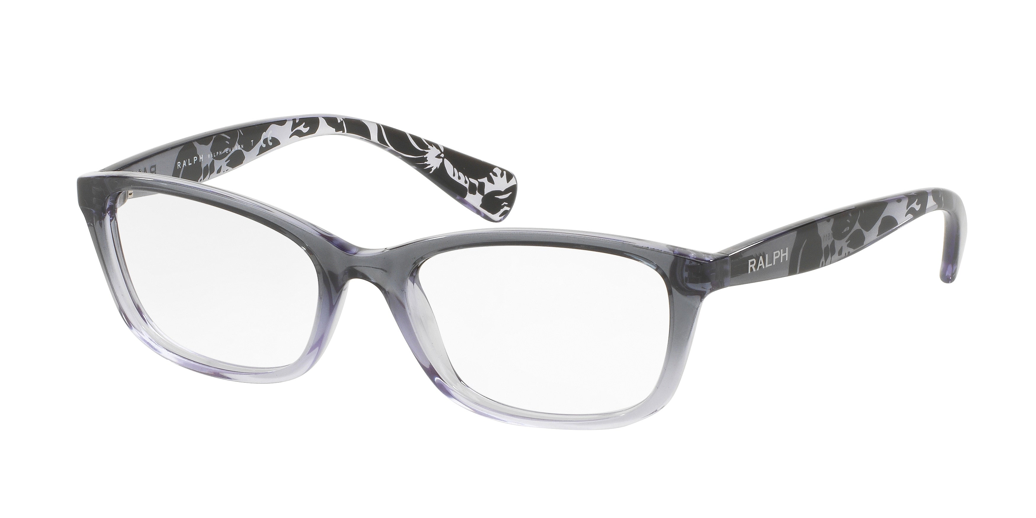 Ralph RA7072 Pillow Eyeglasses  1511-Shiny Gradient Grey 51-140-18 - Color Map Grey