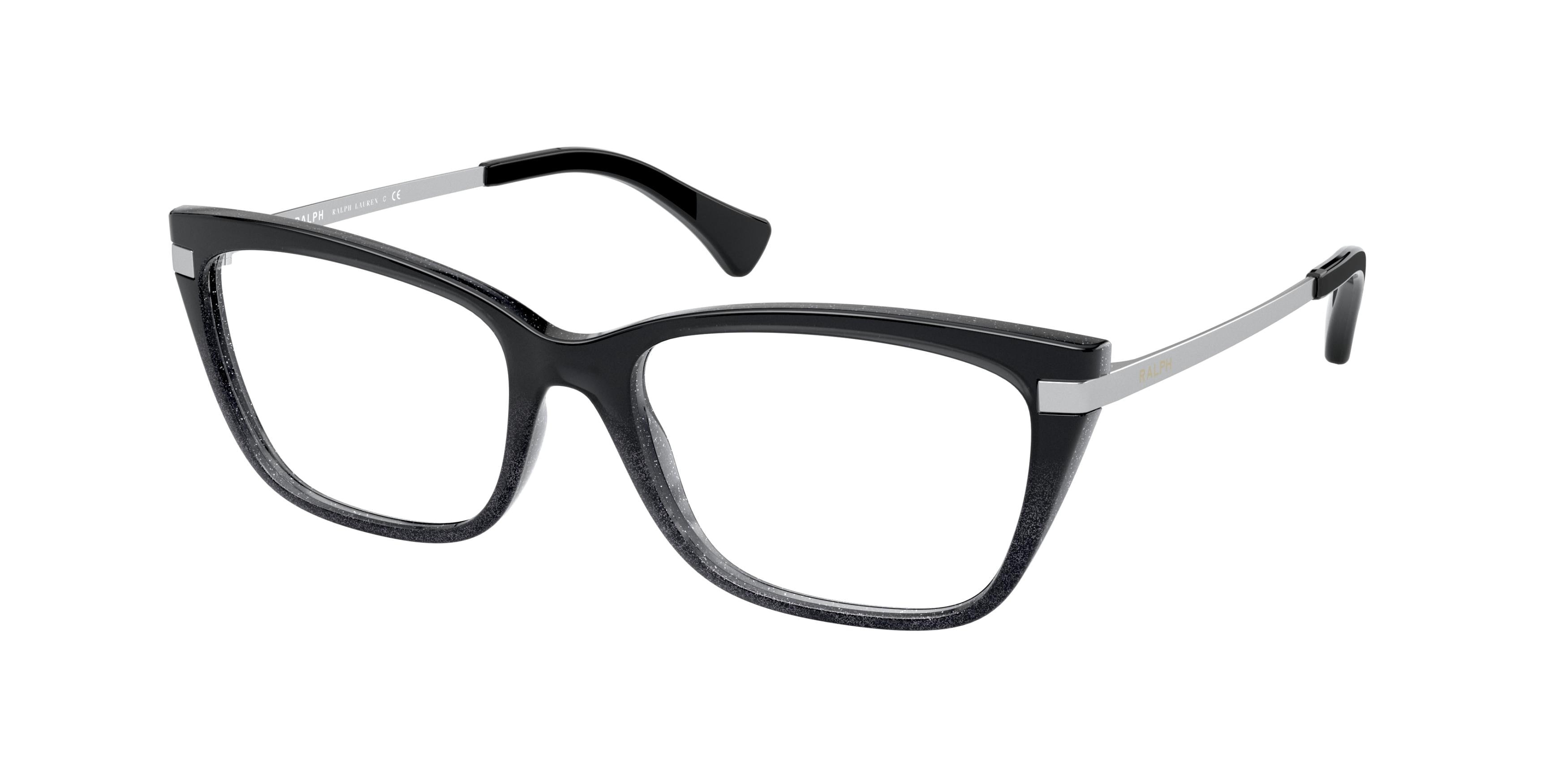 Ralph RA7119 Butterfly Eyeglasses  5841-Shiny Black Gradient Glitter 54-140-17 - Color Map Black