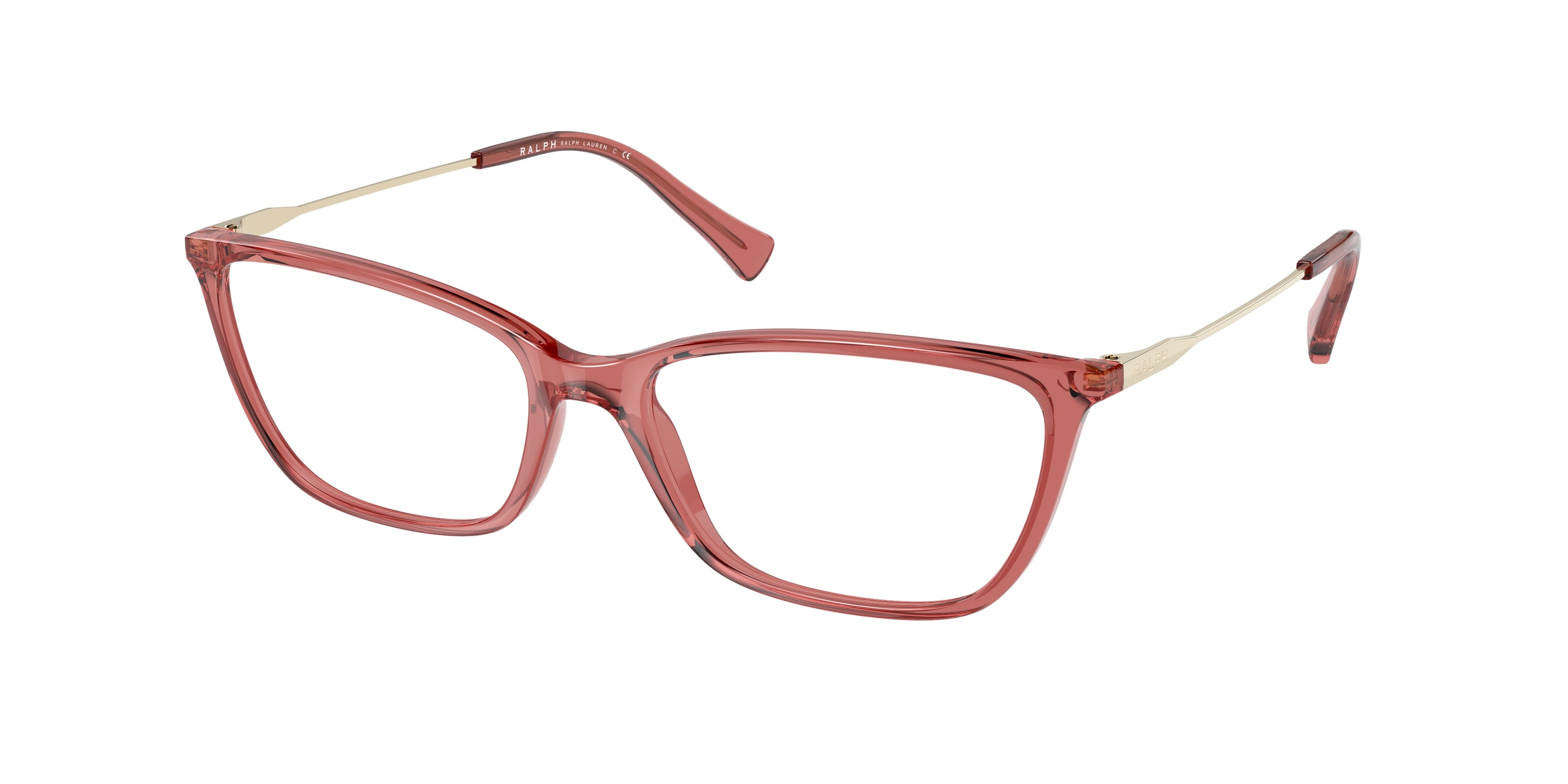Ralph RA7124 Butterfly Eyeglasses  5978-Burgundy 55-140-16 - Color Map Violet
