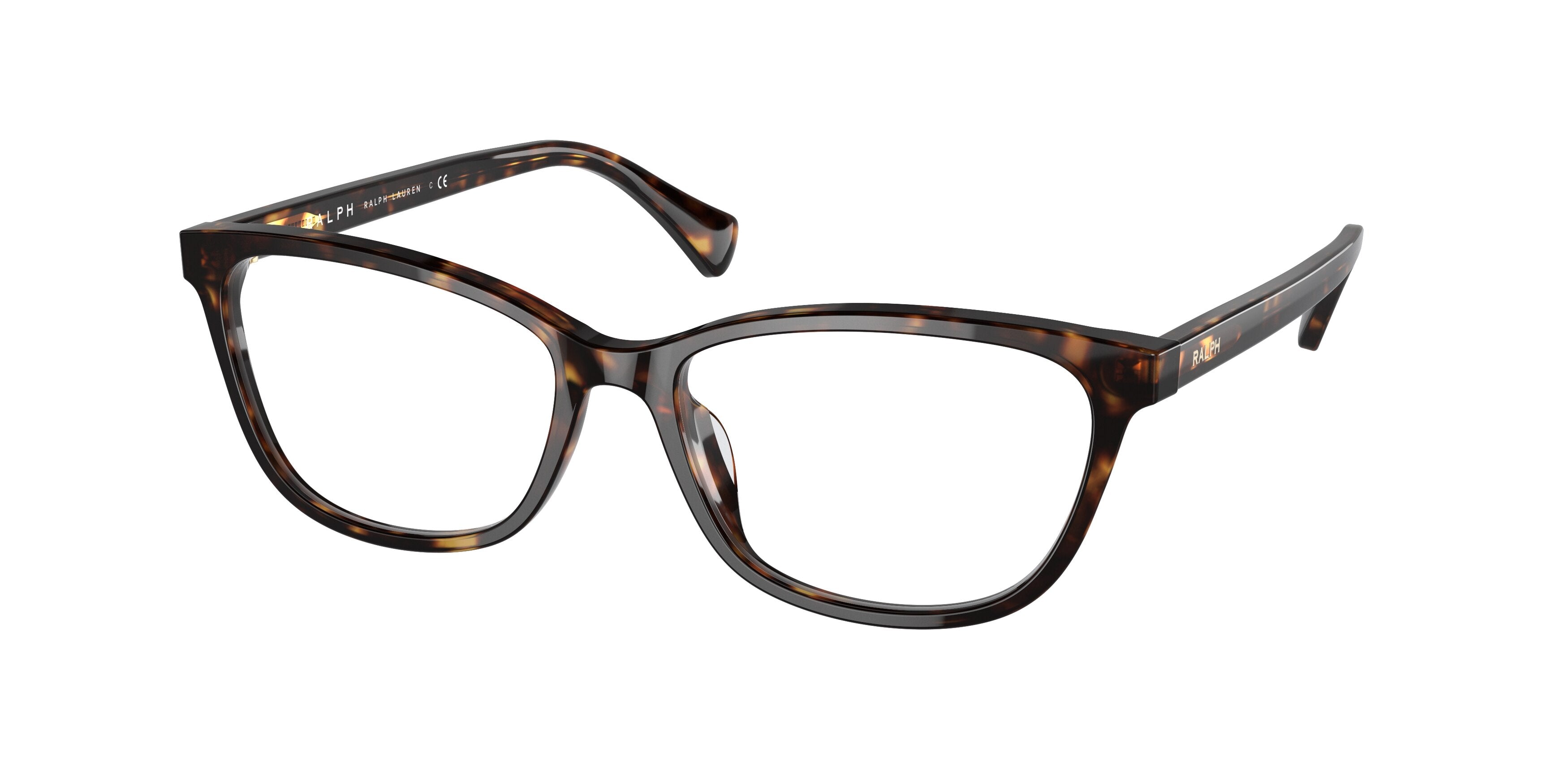 Ralph RA7133U Pillow Eyeglasses  5003-Shiny Havana 55-140-16 - Color Map Tortoise