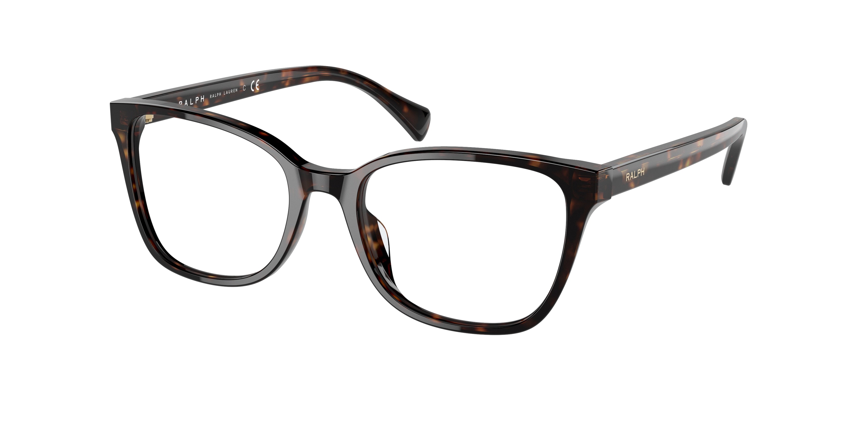 Ralph RA7137U Pillow Eyeglasses  5003-Shiny Dark Havana 53-145-18 - Color Map Tortoise
