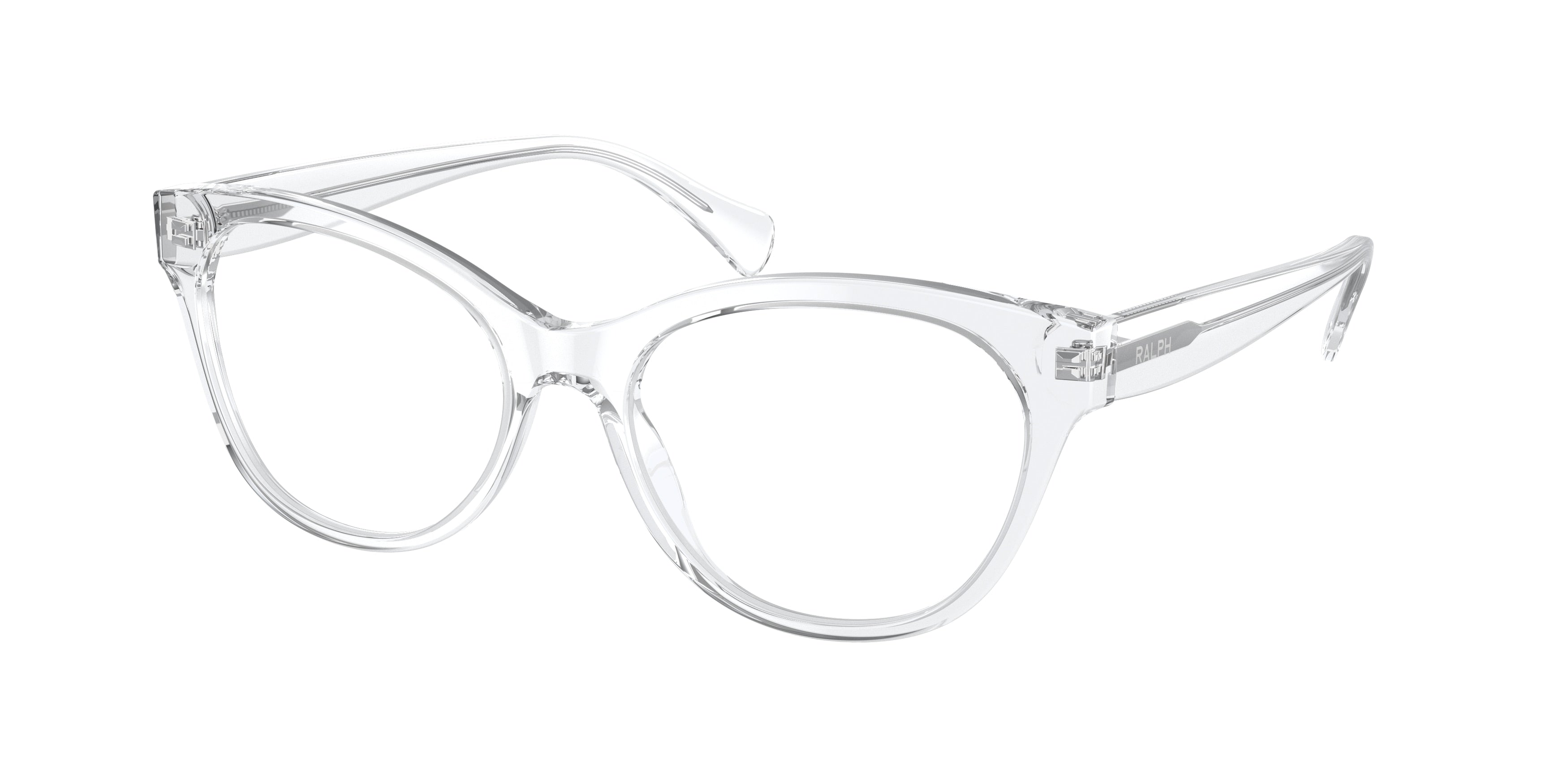 Ralph RA7141 Cat Eye Eyeglasses  5002-Shiny Crystal 54-145-17 - Color Map Transparent
