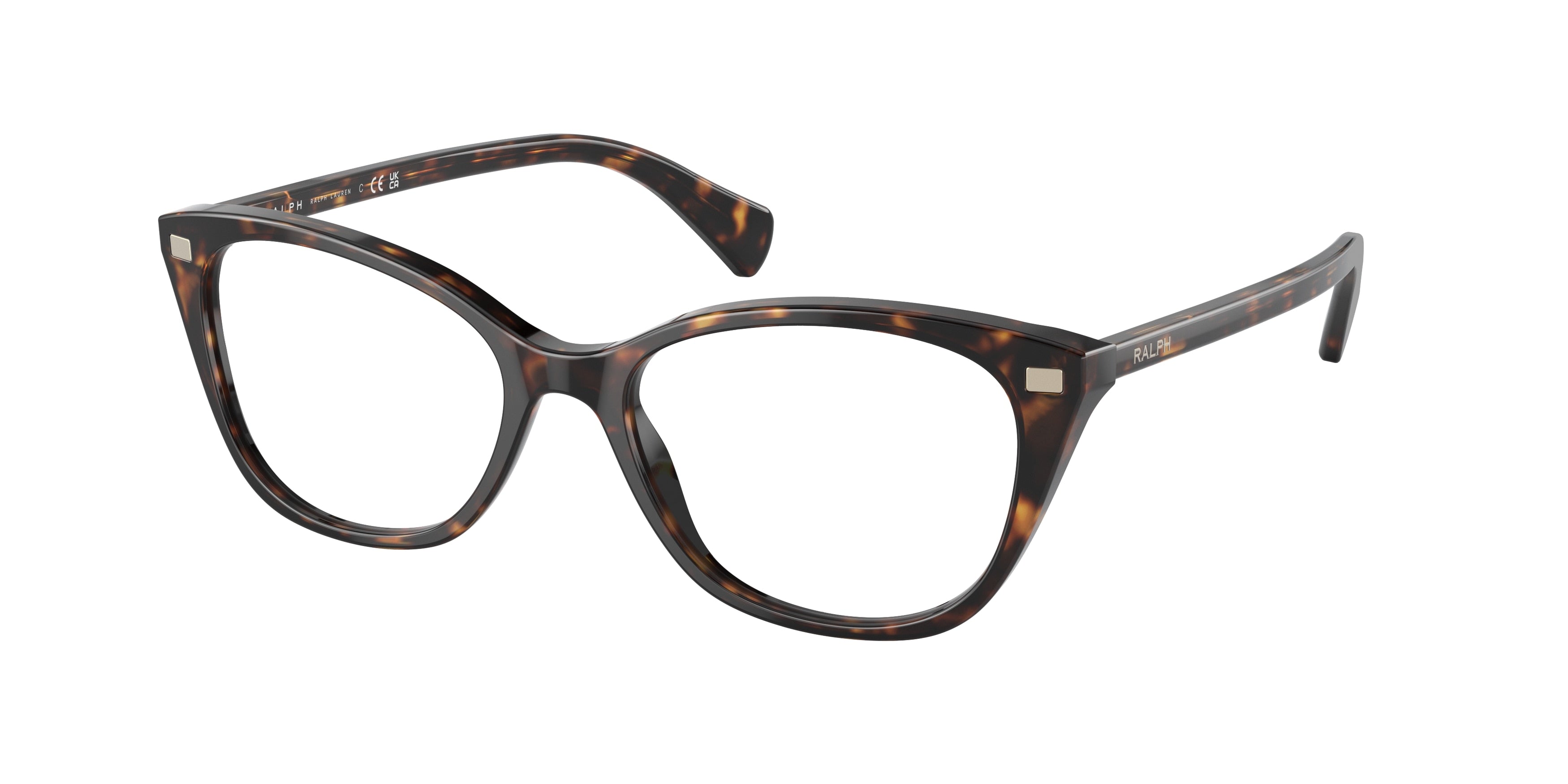 Ralph RA7146 Pillow Eyeglasses  5003-Shiny Havana 55-145-17 - Color Map Tortoise